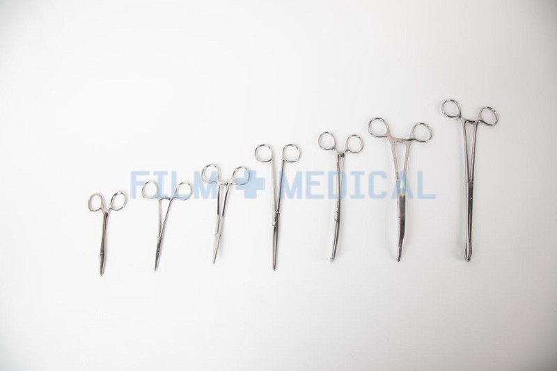 A Selection of Different Size Forceps Set